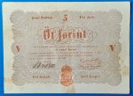 Kossuth-bankó 5 Forint (1848) – Piros nyomatos változat GOTTO