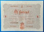 Kossuth-bankó 5 Forint (1848) – Piros nyomatos változat GOTTO