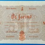 Kossuth-bankó 5 Forint (1848) – Piros nyomatos változat GOTTO