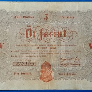 5 Forint 1848 – A legendás piros Kossuth-bankó GOTTO NUMIZMATIKA