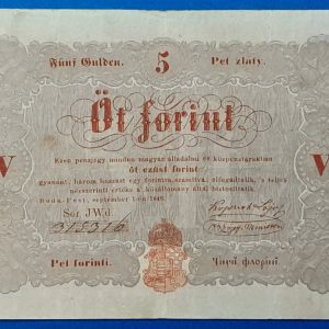 5 Forint 1848 – A legendás piros Kossuth-bankó GOTTO NUMIZMATIKA