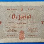 5 Forint 1848 – A legendás piros Kossuth-bankó GOTTO NUMIZMATIKA