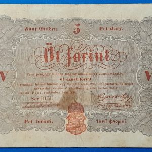 5 Forint 1848 – A legendás piros Kossuth-bankó GOTTO NUMIZMATIKA