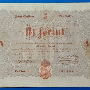 5 Forint 1848 – A legendás piros Kossuth-bankó GOTTO NUMIZMATIKA