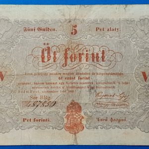 5 Forint 1848 – A legendás piros Kossuth-bankó GOTTO NUMIZMATIKA