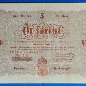 5 Forint 1848 – A legendás piros Kossuth-bankó GOTTO NUMIZMATIKA