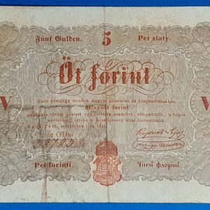 5 Forint 1848 – A legendás piros Kossuth-bankó GOTTO NUMIZMATIKA