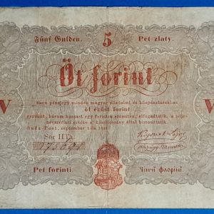 5 Forint 1848 – A legendás piros Kossuth-bankó GOTTO NUMIZMATIKA