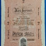 1848-as kétforintos Kossuth-bankó – magyar papírpénz GOTTO