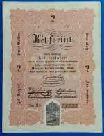 1848-as kétforintos Kossuth-bankó – magyar papírpénz GOTTO