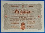 Kossuth 5 Forint 1848. szeptember 1. – Ritka magyar papírpénz GOTTO