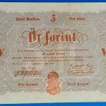 Kossuth 5 Forint 1848. szeptember 1. – Ritka magyar papírpénz GOTTO