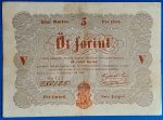 Kossuth 5 Forint 1848. szeptember 1. – Ritka magyar papírpénz GOTTO