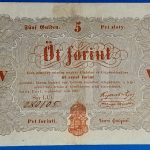 Kossuth 5 Forint 1848. szeptember 1. – Ritka magyar papírpénz GOTTO