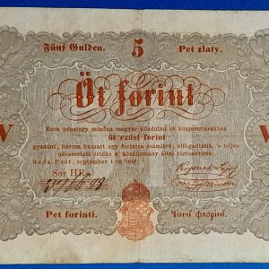 5 Forint 1848 – A legendás piros Kossuth-bankó GOTTO NUMIZMATIKA