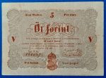 Kossuth-bankó 5 Forint (1848) – Piros nyomattal GOTTO