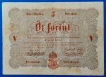 Kossuth-bankó 5 Forint (1848) – Piros nyomattal GOTTO