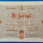 5 Forint 1848 – A legendás piros Kossuth-bankó GOTTO NUMIZMATIKA
