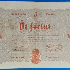 5 Forint 1848 – A legendás piros Kossuth-bankó GOTTO NUMIZMATIKA