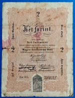 2 forint 1848 – Eredeti Kossuth-bankó a szabadságharc idejéből GOTTO