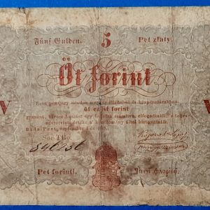 5 Forint 1848 – A legendás piros Kossuth-bankó GOTTO NUMIZMATIKA