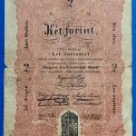 2 forint 1848 – Eredeti Kossuth-bankó a szabadságharc idejéből GOTTO