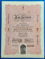 1848-as kétforintos Kossuth-bankó – magyar papírpénz GOTTO