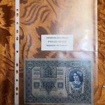Magyar gyártmányú 2-es osztású papírpénz berakólap 130 Mikronos