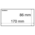 Leuchtturm: BASIC bankjegyvédő tok 170 x 86 mm 50 db/csomag - Image 2