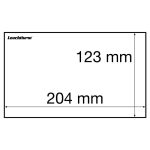 Leuchtturm: BASIC bankjegyvédő tok  204 x 123 mm 50 db/csomag - Image 2