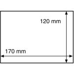 Leuchtturm: Védőtok bélyegekhez és képekhez stb.  170x120 mm-ig, 50 db / csomag