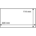 Leuchtturm: Bankjegyvédő tok bélyegekhez és képekhez 220x114 mm-ig, átlátszó
