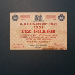 Csót 1916.  10 fillér
