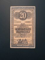 Sopronnyék 1916. 20 Korona VG arab sorszámmal