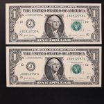 2017. 1 Dollár AUNC Sorszámkövető Kansas City kiadás - Carranza & Mnuchin aláírásával