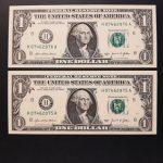 2021. 1 Dollár UNC Sorszámkövető St. Louisi kiadás - Malerba & Yellen aláírásával