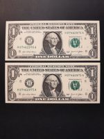 2021. 1 Dollár UNC Sorszámkövető St. Louisi kiadás - Malerba & Yellen aláírásával