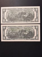 1976. 2 Dollár UNC San Fransiscoi kiadás - Neff & Simon aláírásával - Bélyeggel , felülbélyegzéssel,  2 db sorszámkövető - Image 5