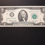 1976. 2 Dollár UNC New Yorki kiadás - Neff & Simon aláírásával