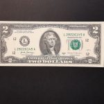 2017. 2 Dollár EF+ San Fransiscoi kiadás - Carranza & Mnuchin aláírásával