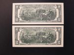 2017. 2 Dollár UNC Soszámkövető New Yorki kiadás - Carranza & Mnuchin aláírásával - Image 3