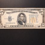 5 Dollár VF Észak - Afrika - Sárga pecséttel