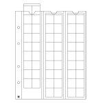 Leuchtturm: OPTIMA érmelapok  54 érméhez 20 mm -ig átlátszó