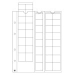 Leuchtturm: OPTIMA érmelapok 26 mm-es eurós készletekhez átlátszó