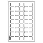 Leuchtturm: Érmetálcák L 45 érméhez 31 mm -ig kék