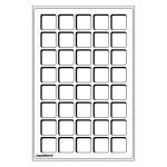 Leuchtturm: Érmetálcák L 40 érméhez 33 mm -ig kék