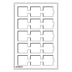 Leuchtturm: Érmetálca L 15 érmetartóhoz 50x50 -ig kék