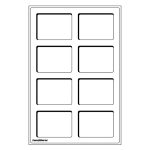 Leuchtturm: Érmetálca L 8 hellyel amerikai érmekapszulák számára - kék