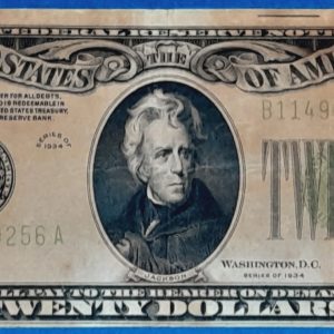 20 Dollár VF- New Yorki kiadás - Julian & Morgenthau aláírásával