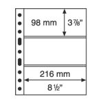 Leuchtturm: GRANDE 3C papírpénz berakólap csomag
